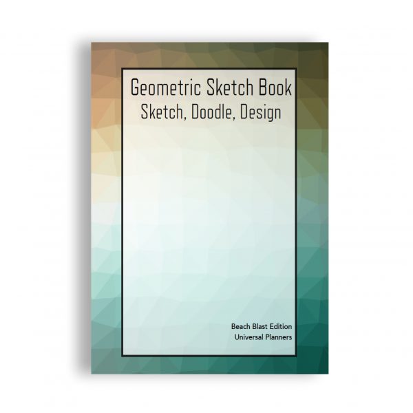 Beach Blast Geometric Sketch Book