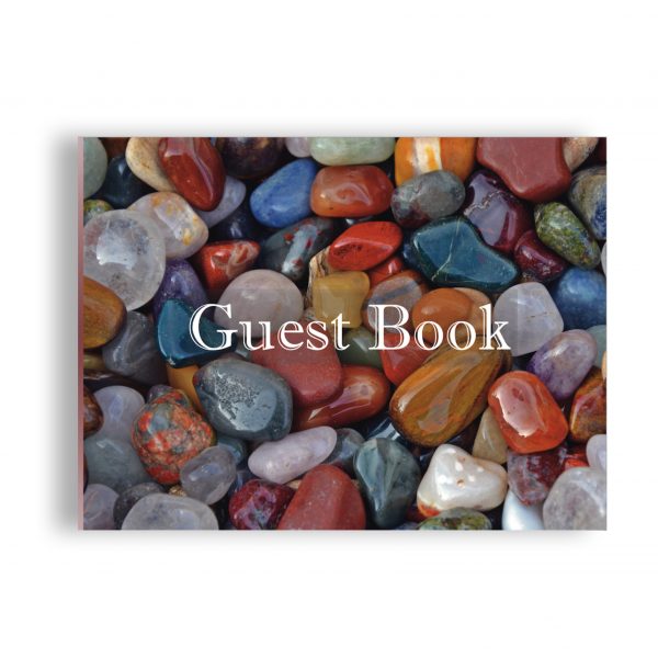 Vaction Guest Book | Colored Stones